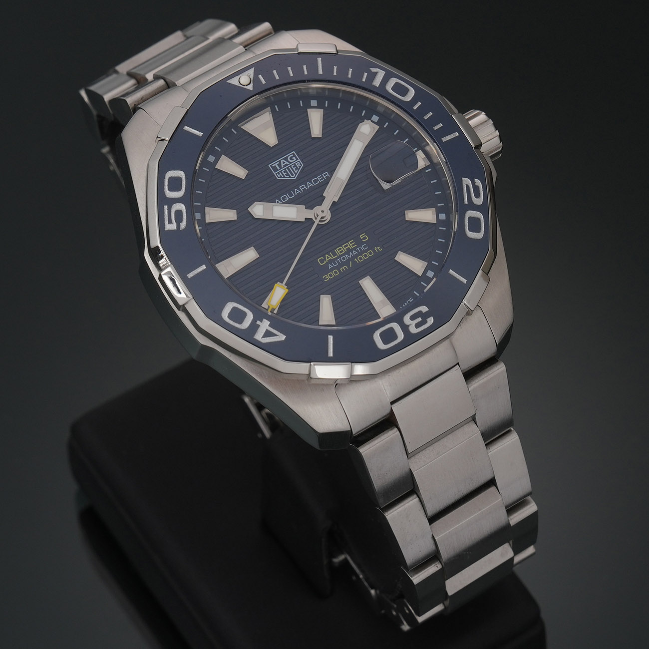 TAG HEUER(USED)태그호이어 아쿠아레이서 스틸 오토 청판 WAY201B